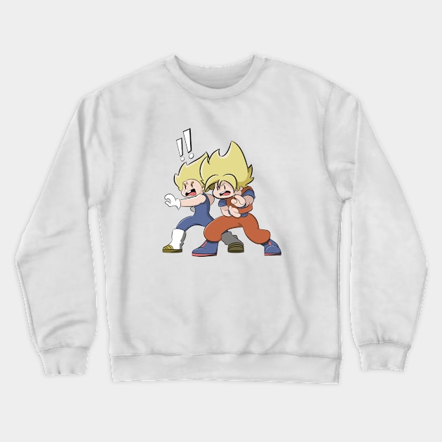 Goku and vegeta Crewneck Sweatshirt by Slayerem